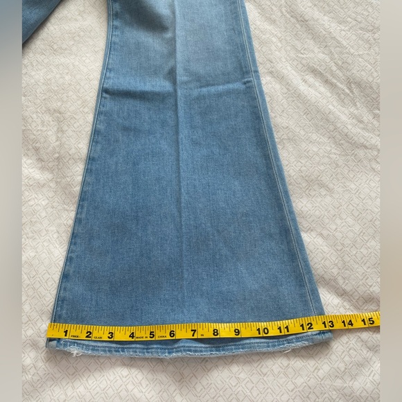 NWT Paige Charlie high rise super flare jeans in “luminaries” light wash - Picture 8 of 15